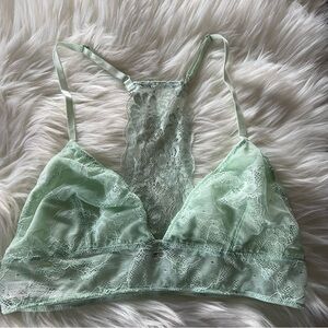 Urban Outfitters Racerback Bralette Size Small Mint Color NWOT